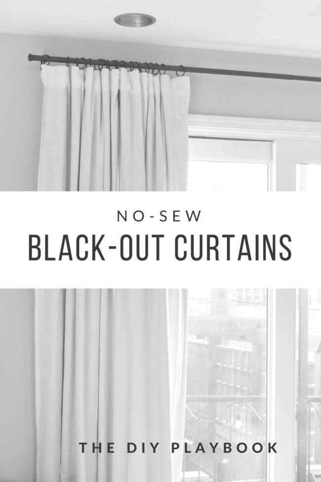 Best ideas about DIY Blackout Curtains
. Save or Pin How to Make DIY No Sew Blackout Curtains for your Bedroom Now.