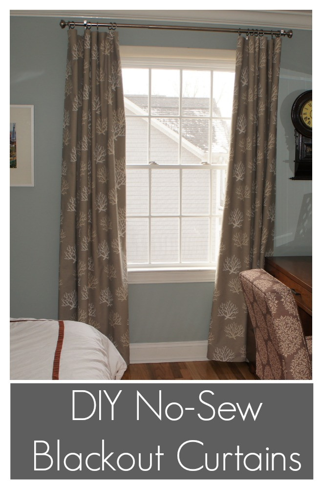 Best ideas about DIY Blackout Shades
. Save or Pin DIY No Sew Blackout Curtains Now.