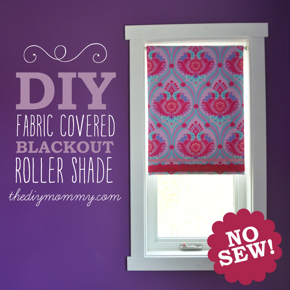 Best ideas about DIY Blackout Shades
. Save or Pin Make a No Sew Fabric Covered Roller Shade Now.