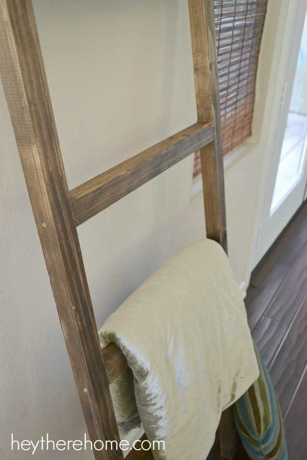 Best ideas about DIY Blanket Ladder
. Save or Pin DIY Blanket Ladder Pottery Barn Knock f with video Now.