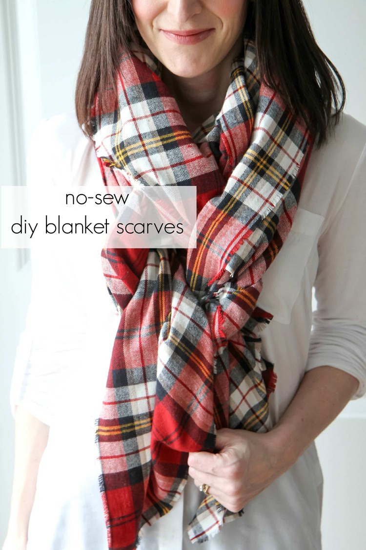 Best ideas about DIY Blanket Scarf
. Save or Pin How to Make a Blanket Scarf MomAdvice Now.