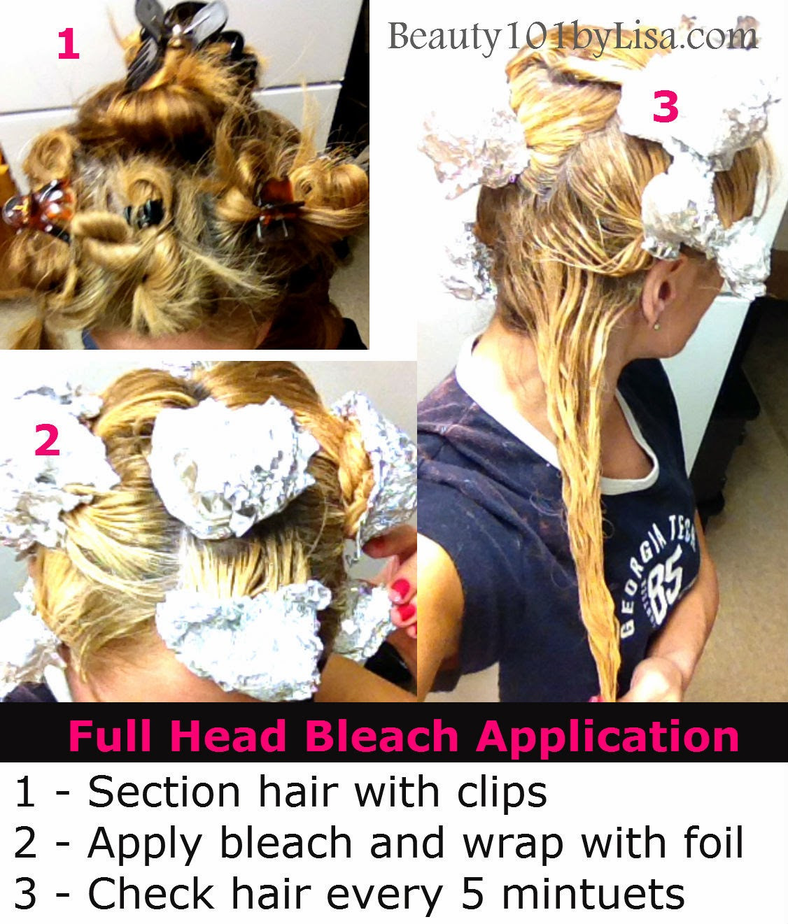 Best ideas about DIY Bleach Hair
. Save or Pin Beauty101byLisa DIY At Home NATURAL HAIR LIGHTENING Now.