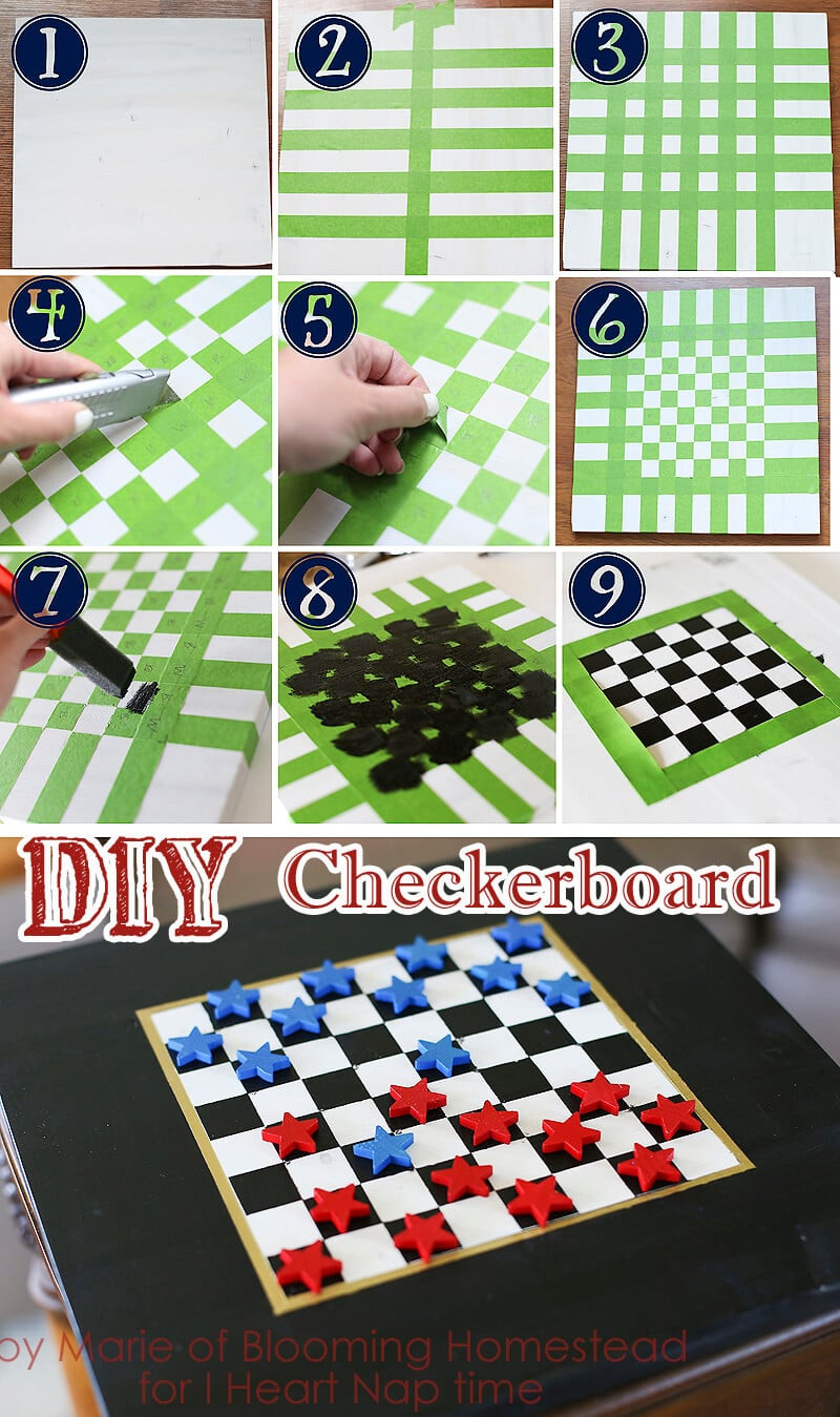 Best ideas about DIY Board Game
. Save or Pin DIY Checkerboard Game I Heart Nap Time Now.