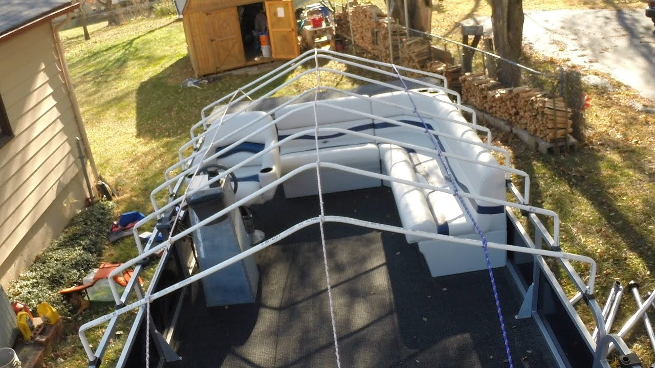 Best ideas about DIY Boat Cover
. Save or Pin Boat Cover Frame Support Part 2 Now.