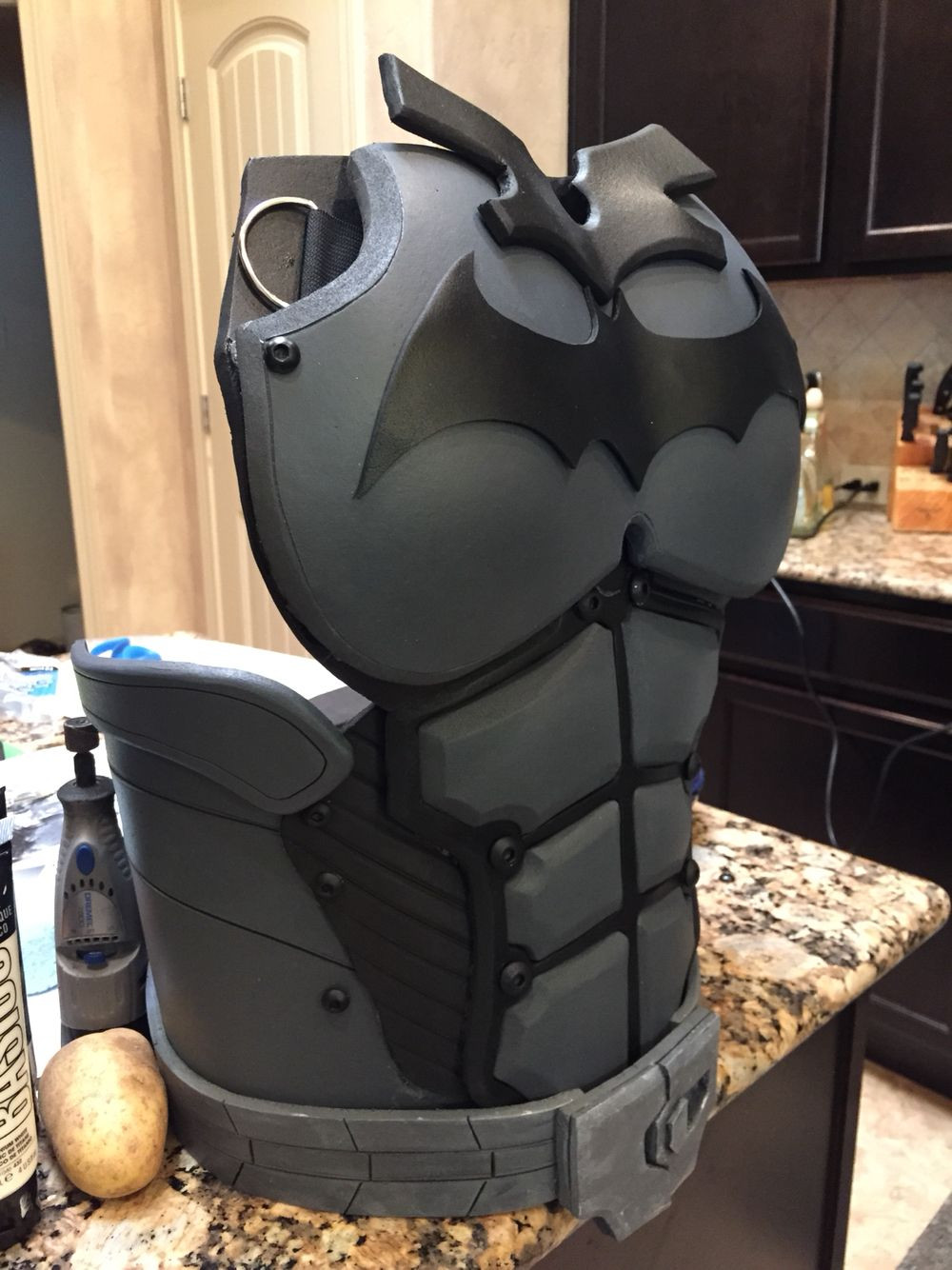 Best ideas about DIY Body Armor
. Save or Pin Side view work in progress on my Arkham Origins costume Now.