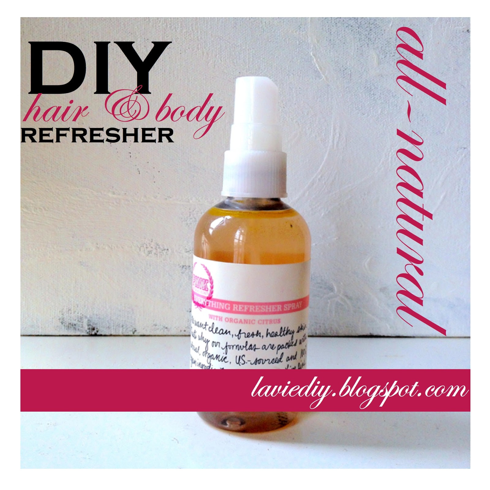 Best ideas about DIY Body Spray
. Save or Pin la vie DIY DIY Refesher Hair Body Spray Now.
