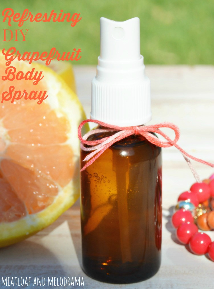 Best ideas about DIY Body Spray
. Save or Pin Refreshing DIY Grapefruit Body Spray Meatloaf and Melodrama Now.