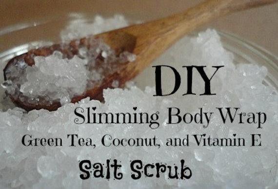 Best ideas about DIY Body Wrap Recipe
. Save or Pin DIY Slimming Body Wrap Green Tea Coconut & Vitamin E Salt Now.