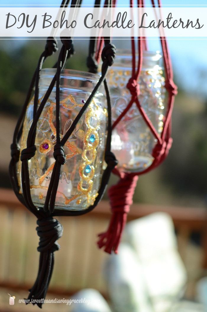 Best ideas about DIY Boho Decor
. Save or Pin DIY Macrame Boho Candle Lanterns Yellow Bliss Road Now.
