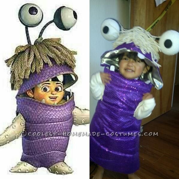 Best ideas about DIY Boo Costume
. Save or Pin Sweet Little DIY Monsters Inc Boo Costume for a Toddler Now.