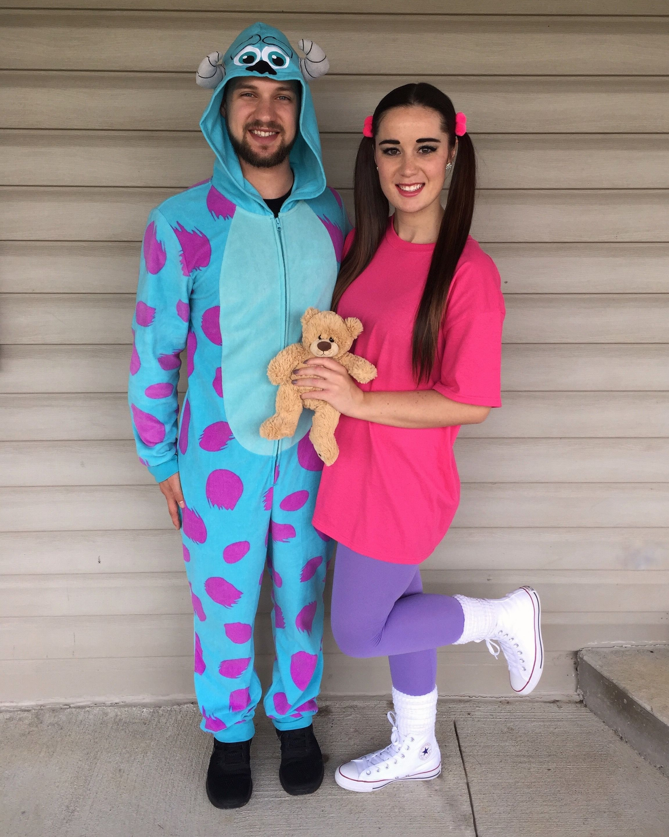 Best ideas about DIY Boo Costume
. Save or Pin Sully and Boo Couple Halloween Costume SullyandBoo Now.
