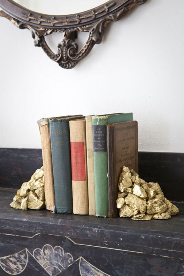 Best ideas about DIY Book Ends
. Save or Pin 8 Creative And Easy DIY Bookends Now.
