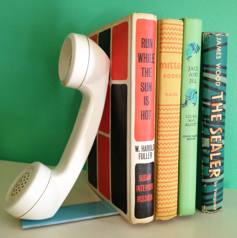 Best ideas about DIY Book Ends
. Save or Pin DIY Telephone Bookends – A Beautiful Mess Now.