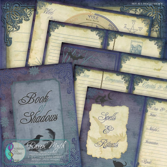 Best ideas about DIY Book Of Shadows
. Save or Pin Book of ShadowsJournal PagesDIY by ScreechOwlStudio on Etsy Now.