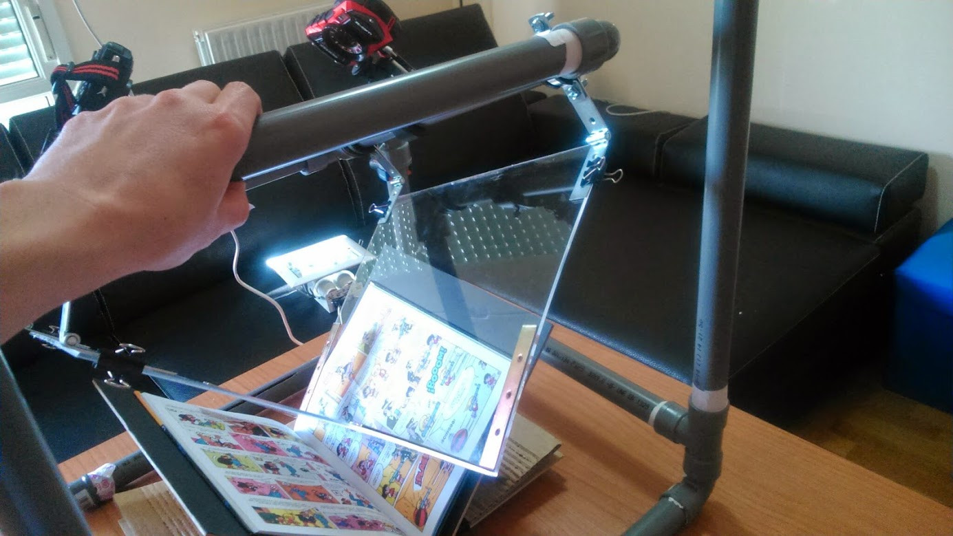 Best ideas about DIY Book Scanners
. Save or Pin PVC Tubing Cube new version DIY Book Scanner Now.