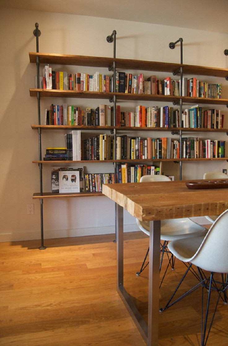 Best ideas about DIY Book Shelves
. Save or Pin Project Working Access Pipe bookshelf plans Now.