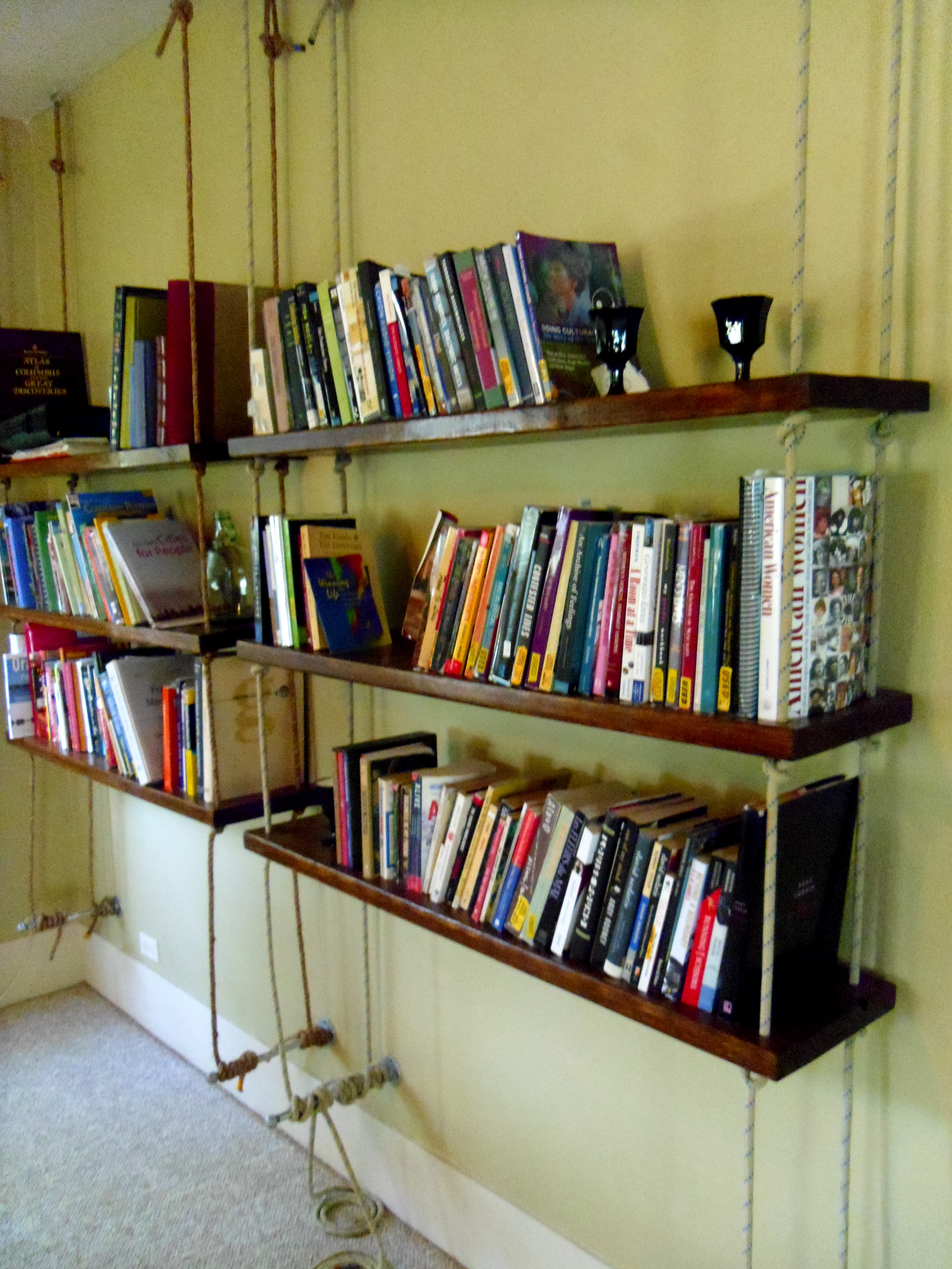 Best ideas about DIY Book Shelves
. Save or Pin Hanging Bookshelves Now.