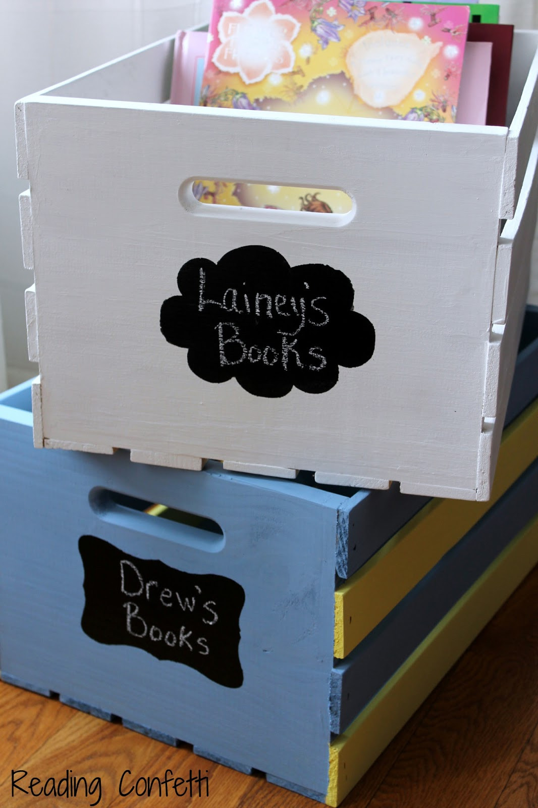 Best ideas about DIY Book Storage
. Save or Pin DIY Book Storage Crates Reading Confetti Now.