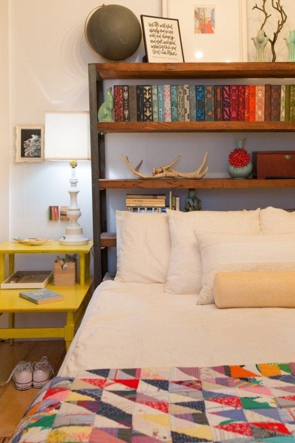 Best ideas about DIY Bookcase Headboard
. Save or Pin 17 Bookshelves That Double as Headboards Now.