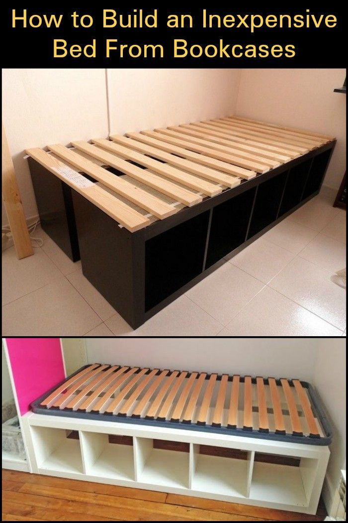 Best ideas about DIY Bookshelf Bed Frame
. Save or Pin Using bookcases as a bed frame is one easy way to build a Now.