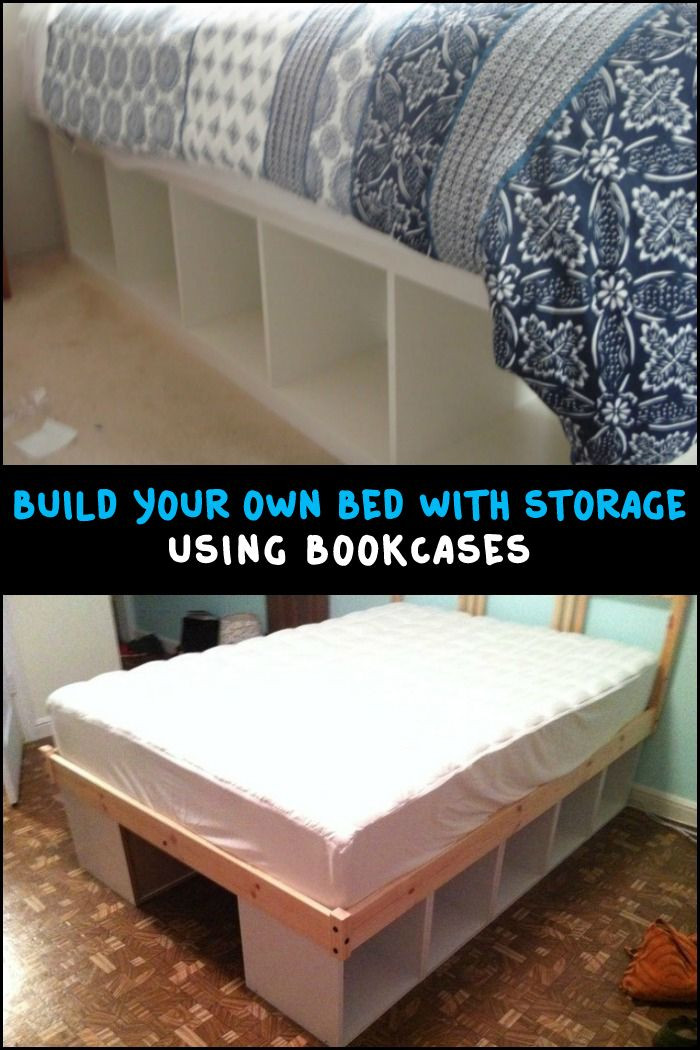 Best ideas about DIY Bookshelf Bed Frame
. Save or Pin Build an inexpensive bed with storage using bookcases Now.