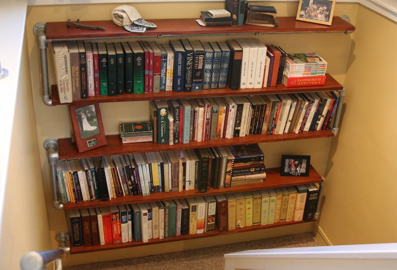 Best ideas about DIY Bookshelf Wall
. Save or Pin 10 DIY Industrial Shelf Ideas Now.