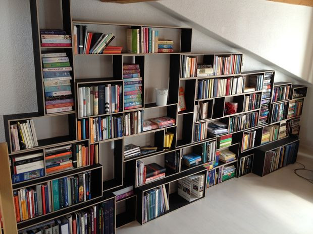 Best ideas about DIY Bookshelf Wall
. Save or Pin 40 Easy DIY Bookshelf Plans Now.