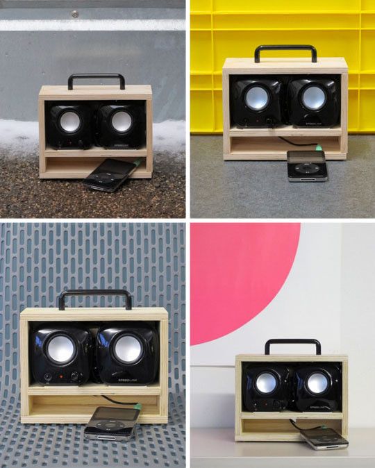 Best ideas about DIY Boombox Plans
. Save or Pin How To Make Your Very Own Wood iPod "Boom" Box Now.