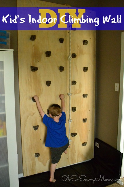 Best ideas about DIY Bouldering Wall
. Save or Pin How to build a DIY Kids Climbing Wall Oh So Savvy Mom Now.