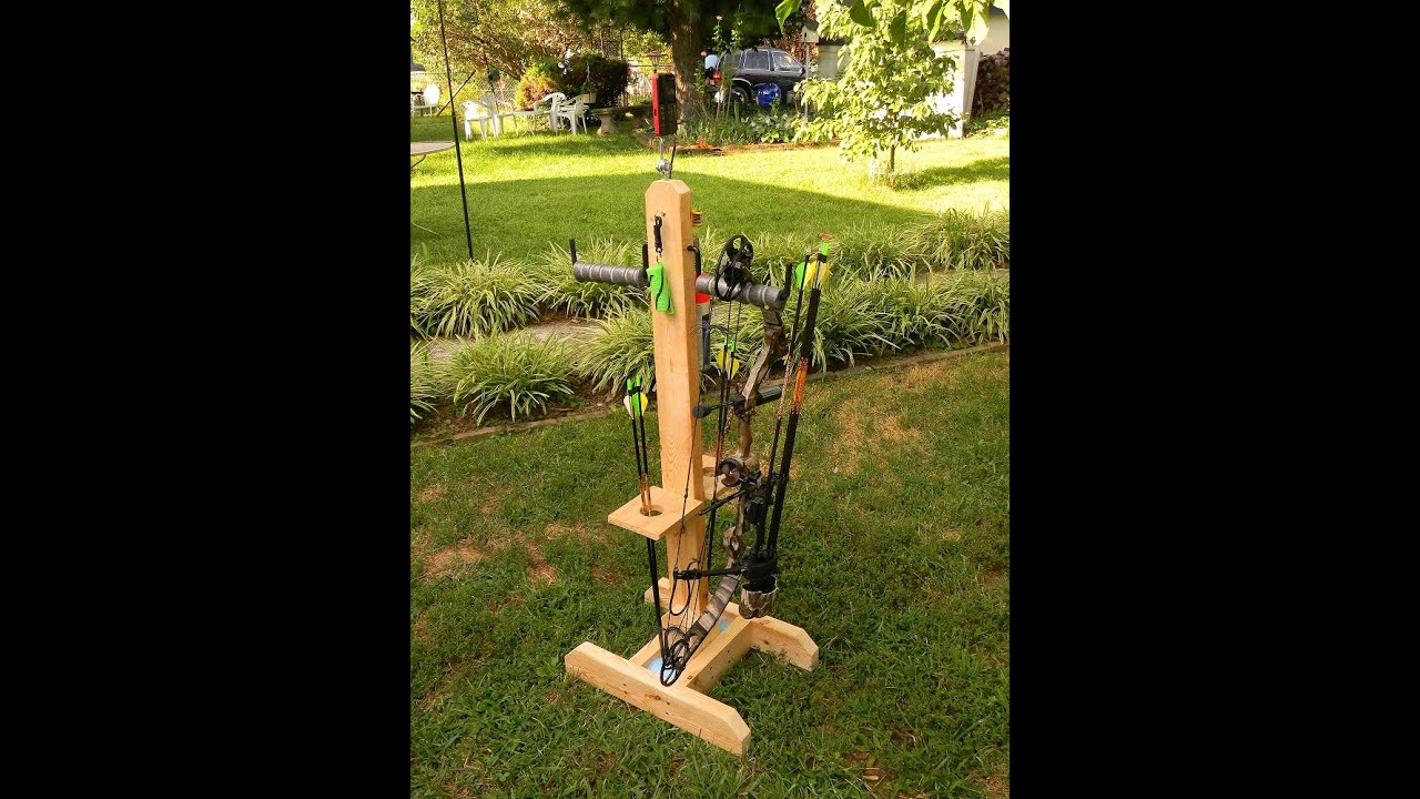 Best ideas about DIY Bow Stand
. Save or Pin DIY 2X4 Bow Stand for the Archery Shooting Range Now.