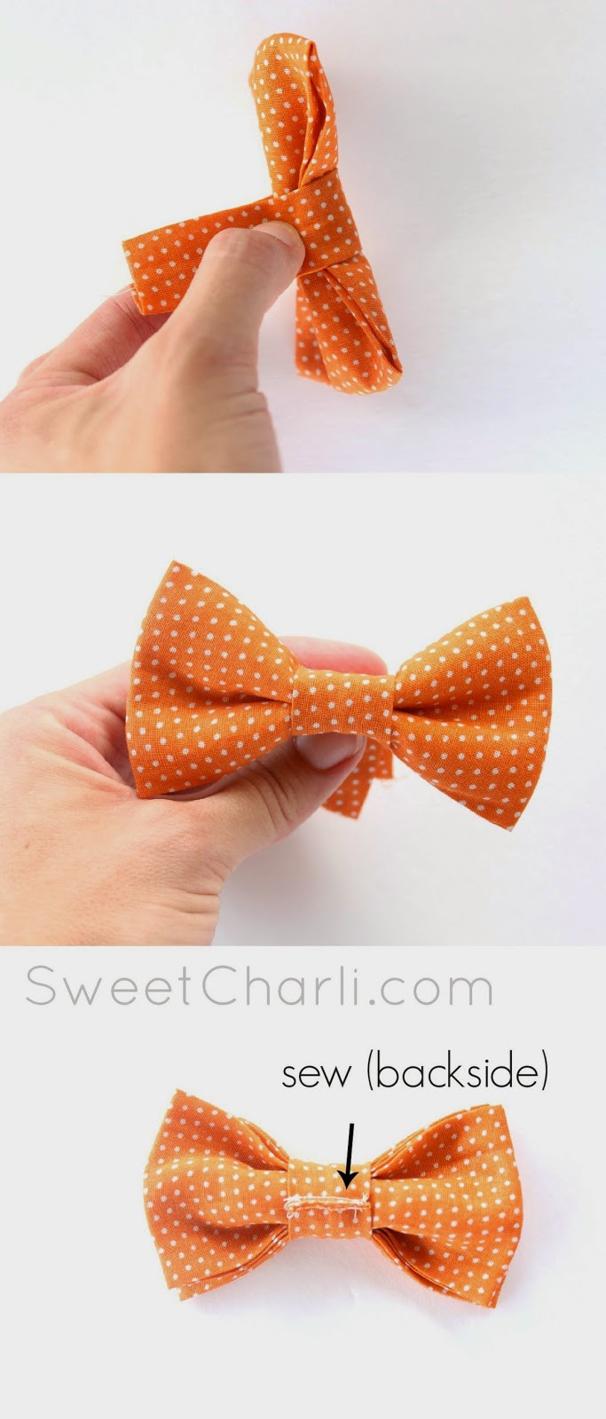 Best ideas about DIY Bow Tie
. Save or Pin DIY simple Bow Tie – sewing Now.