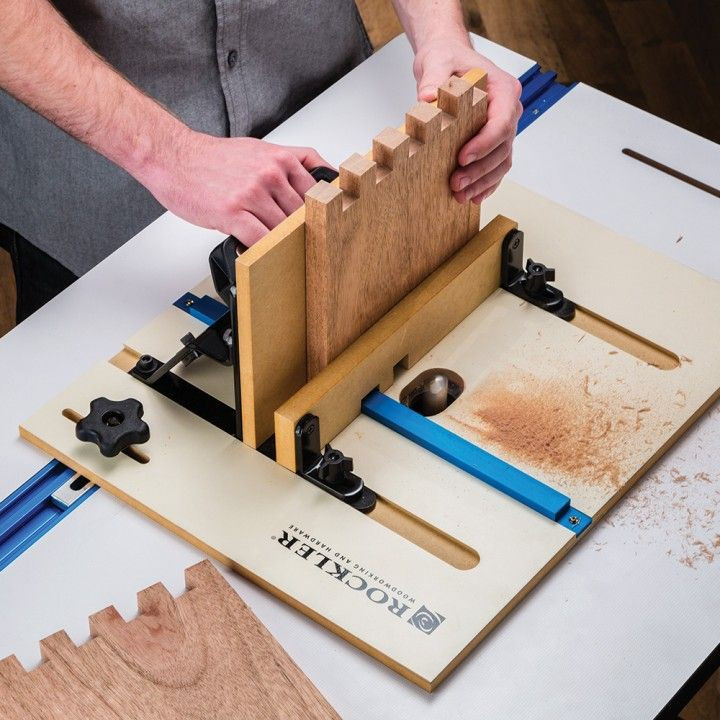 Best ideas about DIY Box Joint Jig
. Save or Pin Rockler XL Router Table Box Joint Jig Now.