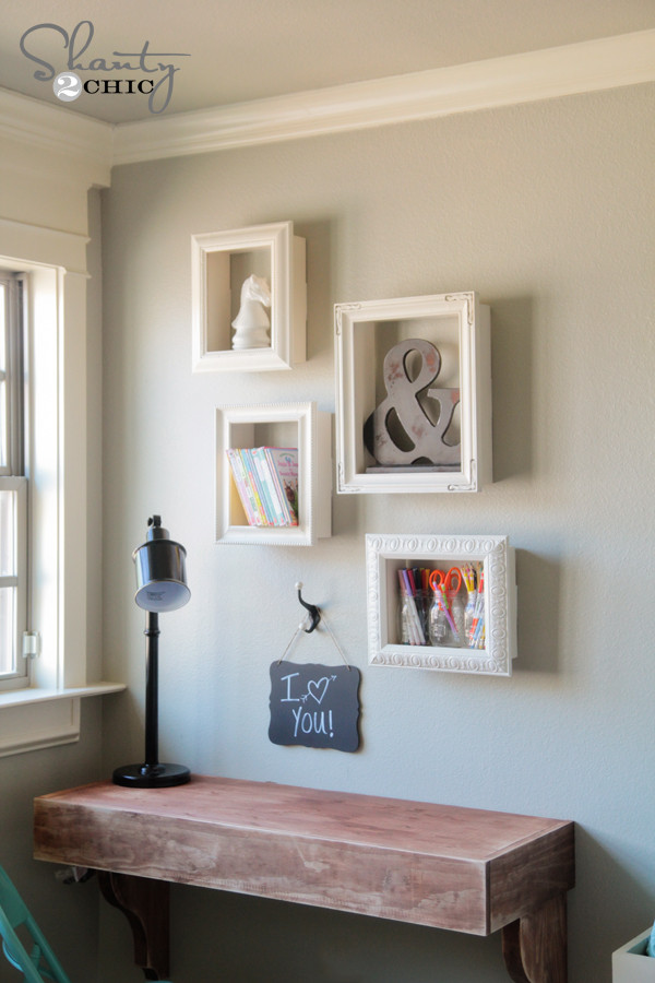 Best ideas about DIY Box Shelves
. Save or Pin DIY Frame Shelves Shanty 2 Chic Now.