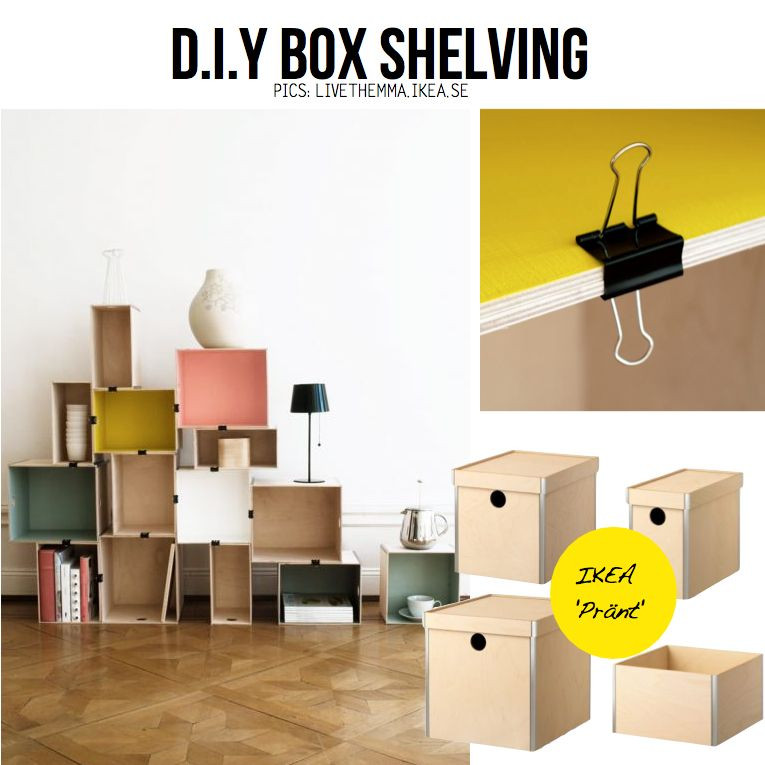 Best ideas about DIY Box Shelves
. Save or Pin DIY box shelving If they are cheap you could use them Now.