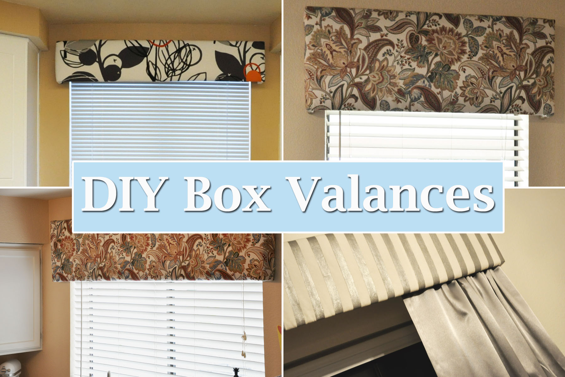 Best ideas about DIY Box Valance
. Save or Pin DIY Project Revisited Box Valances Now.