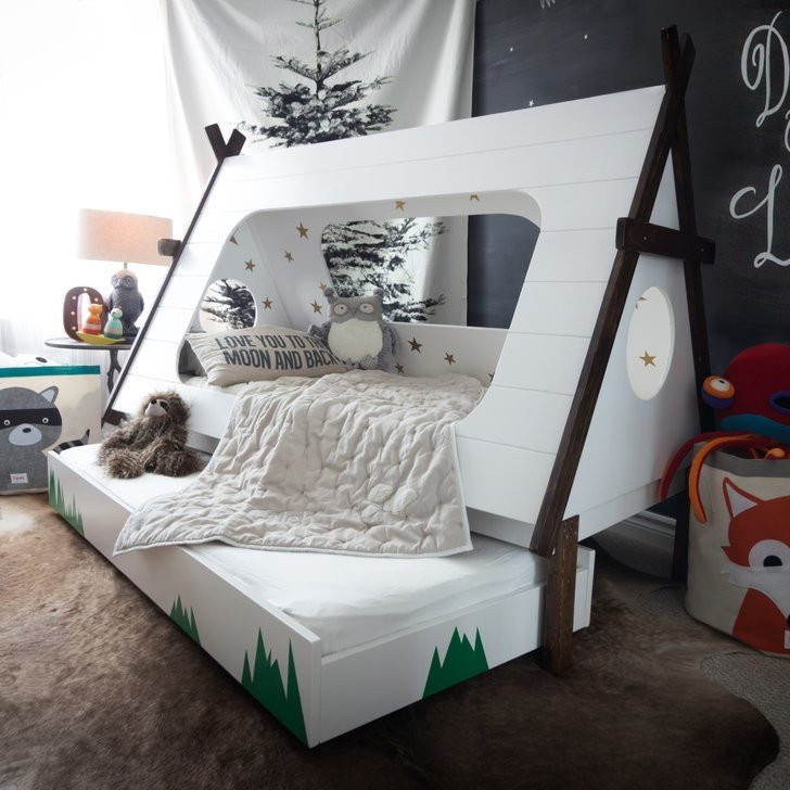 Best ideas about DIY Boys Beds
. Save or Pin DIY Tepee Kids Bed Now.