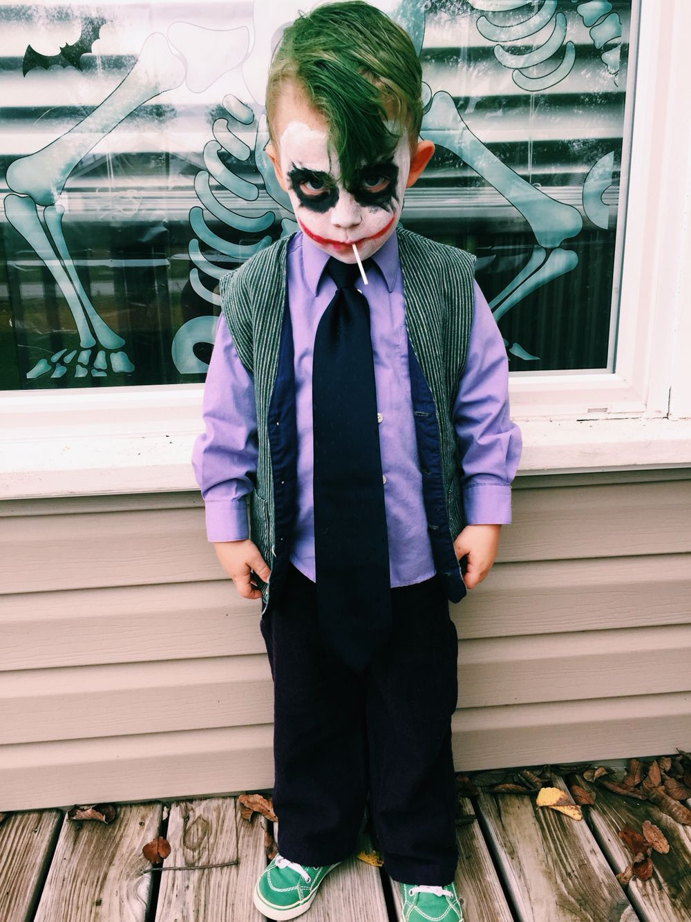 Best ideas about DIY Boys Halloween Costume
. Save or Pin DIY Joker toddler costume Halloweenie Now.