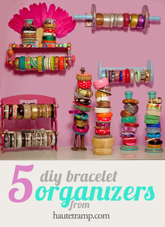 Best ideas about DIY Bracelet Holder
. Save or Pin 5 Easy DIY Bracelet Organizer Ideas Bangle It Up Haute Tramp Now.