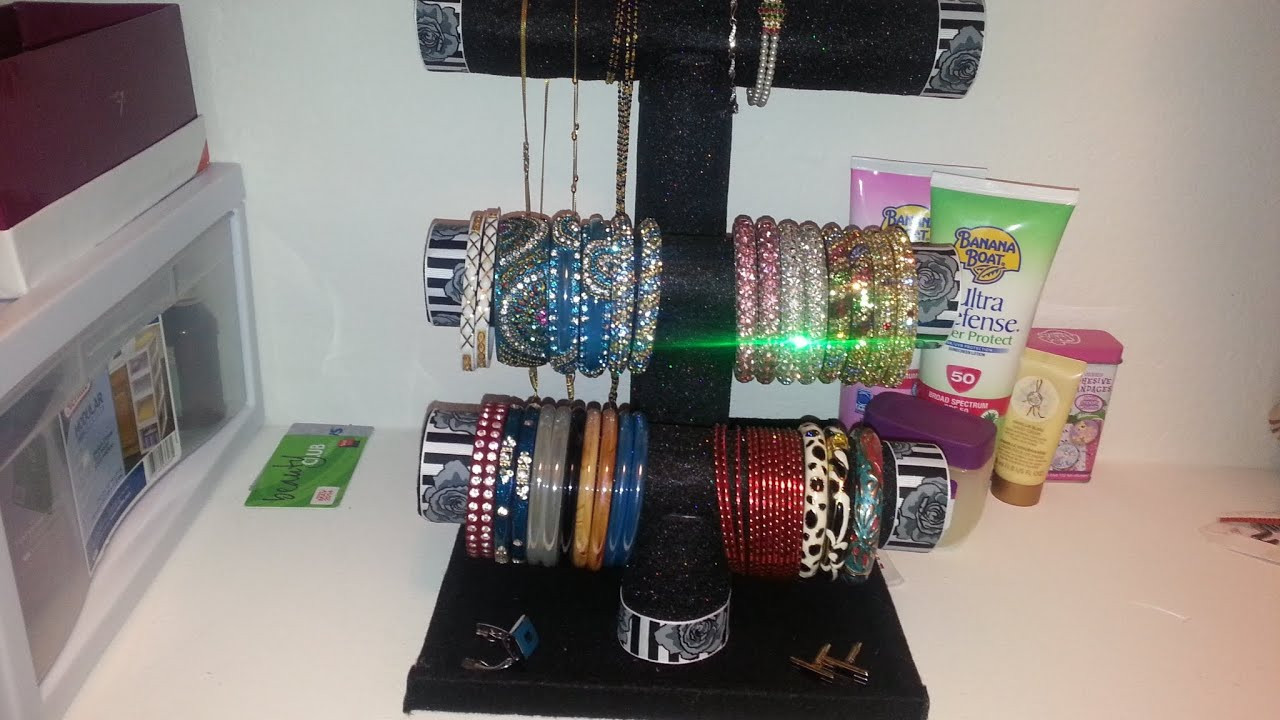 Best ideas about DIY Bracelet Holder
. Save or Pin DIY Bracelet Bangles Necklace Holder Under $5 Now.