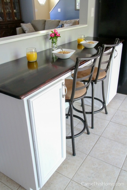 Best ideas about DIY Breakfast Bar
. Save or Pin DIY Breakfast Bar an easy weekend project you can do Now.
