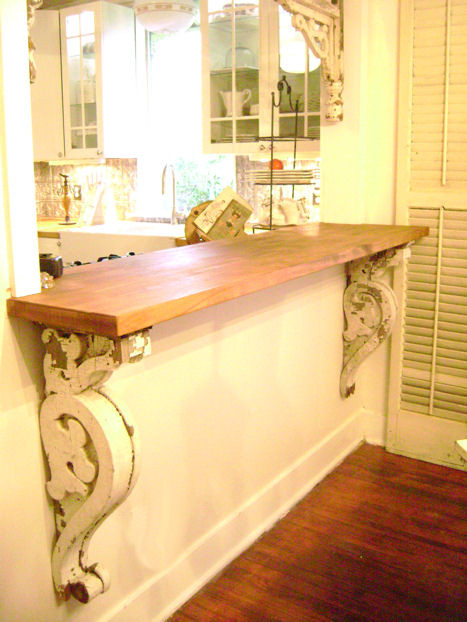 Best ideas about DIY Breakfast Bar
. Save or Pin LaurieAnna s Vintage Home Small Kitchen Big Surprises Now.
