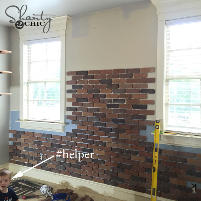 Best ideas about DIY Brick Walls
. Save or Pin DIY Thin Brick Wall Shanty 2 Chic Now.
