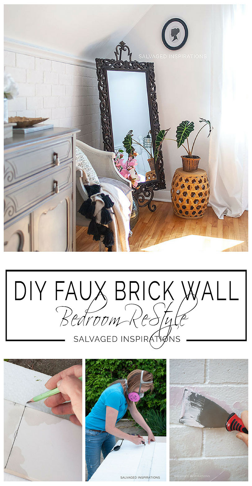 Best ideas about DIY Bricks Wall
. Save or Pin DIY Faux Brick Wall Salvaged Inspirations Now.