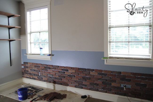 Best ideas about DIY Bricks Wall
. Save or Pin DIY Thin Brick Wall Shanty 2 Chic Now.