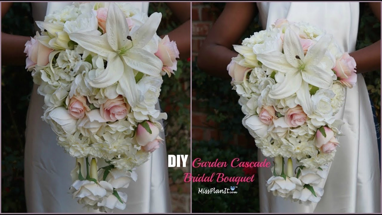 Best ideas about DIY Bridal Bouquet
. Save or Pin DIY Garden Cascading Bridal Wedding Bouquet Now.