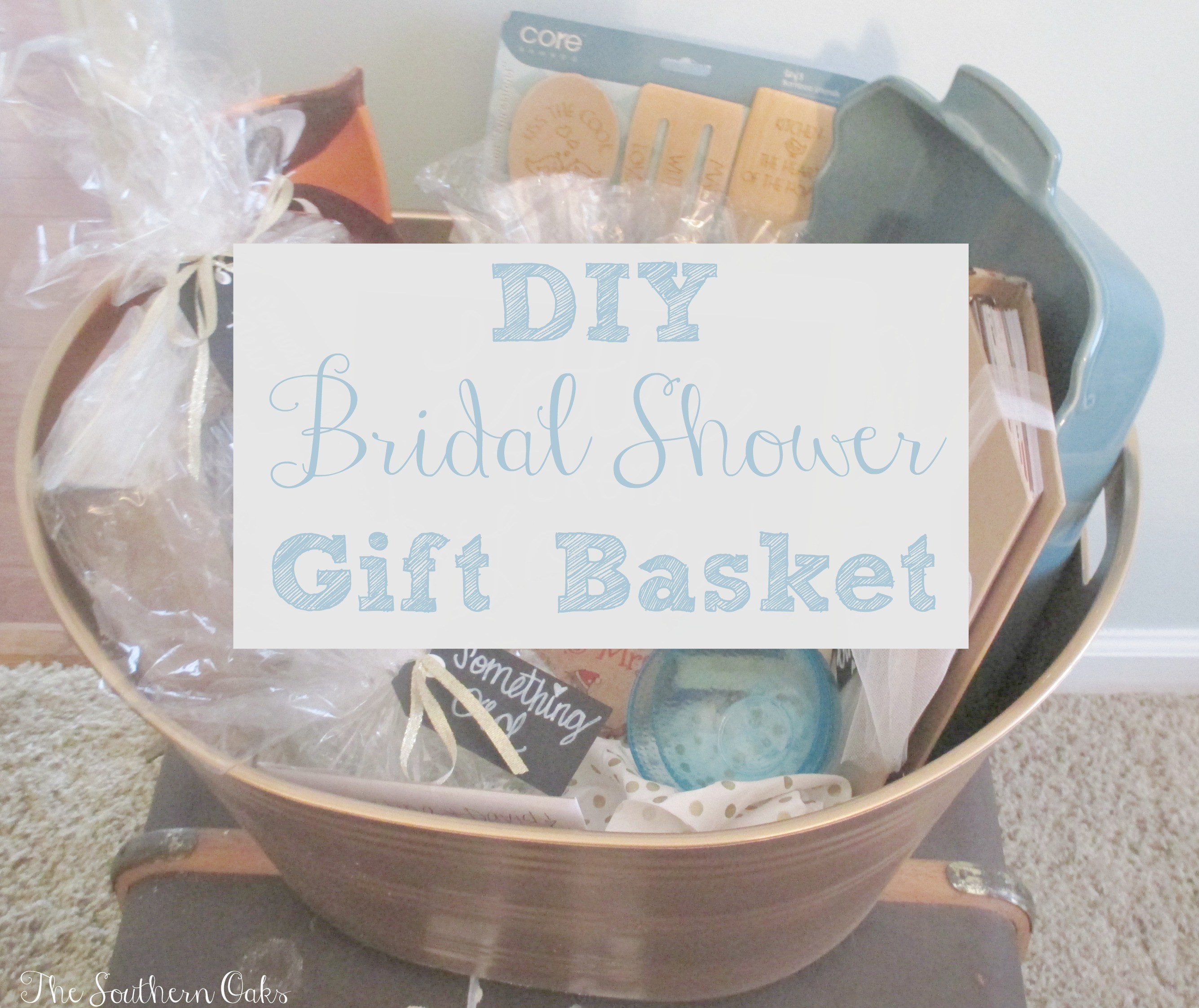 Best ideas about DIY Bridal Shower Gifts
. Save or Pin DIY Bridal Shower Gift Basket Sweet Southern Oaks Now.