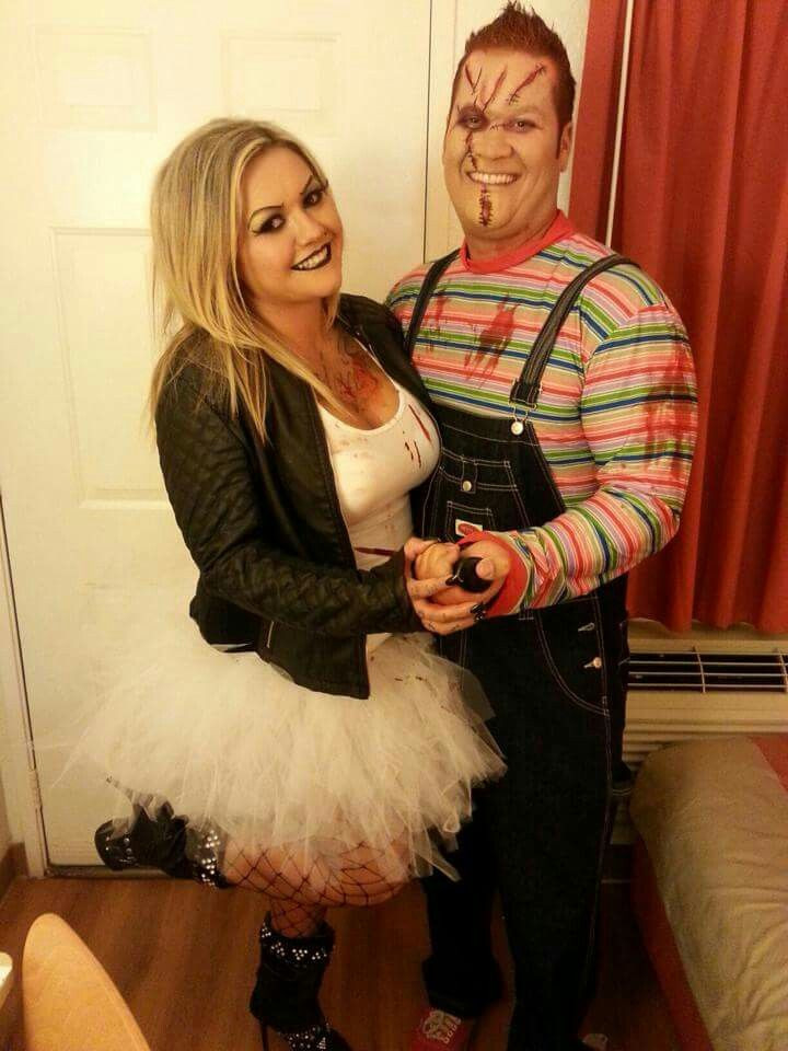 Best ideas about DIY Bride Of Chucky Costume
. Save or Pin Couples costumes Chucky and Chucky s bride halloween Now.