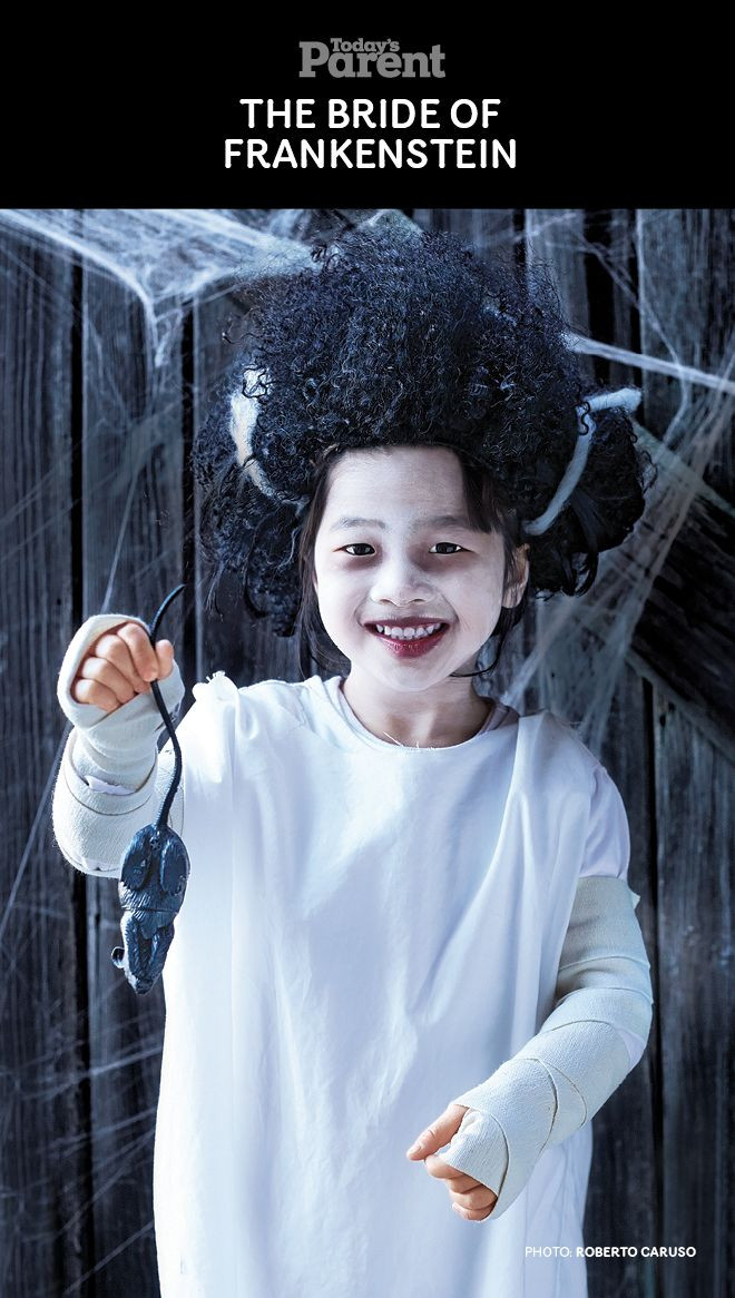 Best ideas about DIY Bride Of Frankenstein Costume
. Save or Pin DIY Classic Bride of Frankenstein Kids Halloween Costume Now.