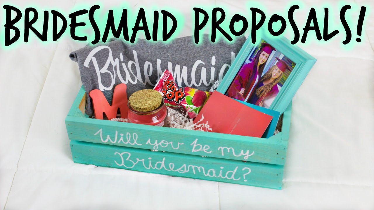 Best ideas about DIY Bridesmaid Proposal
. Save or Pin DIY BRIDESMAID PROPOSAL BOX & GIFTS How I Asked My Bridal Now.