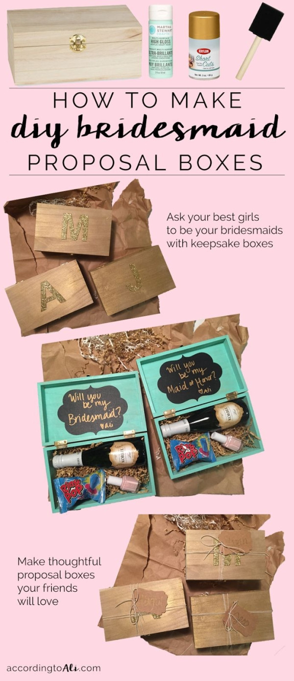 Best ideas about DIY Bridesmaid Proposal
. Save or Pin Pop the question to your friends with cute easy to make Now.